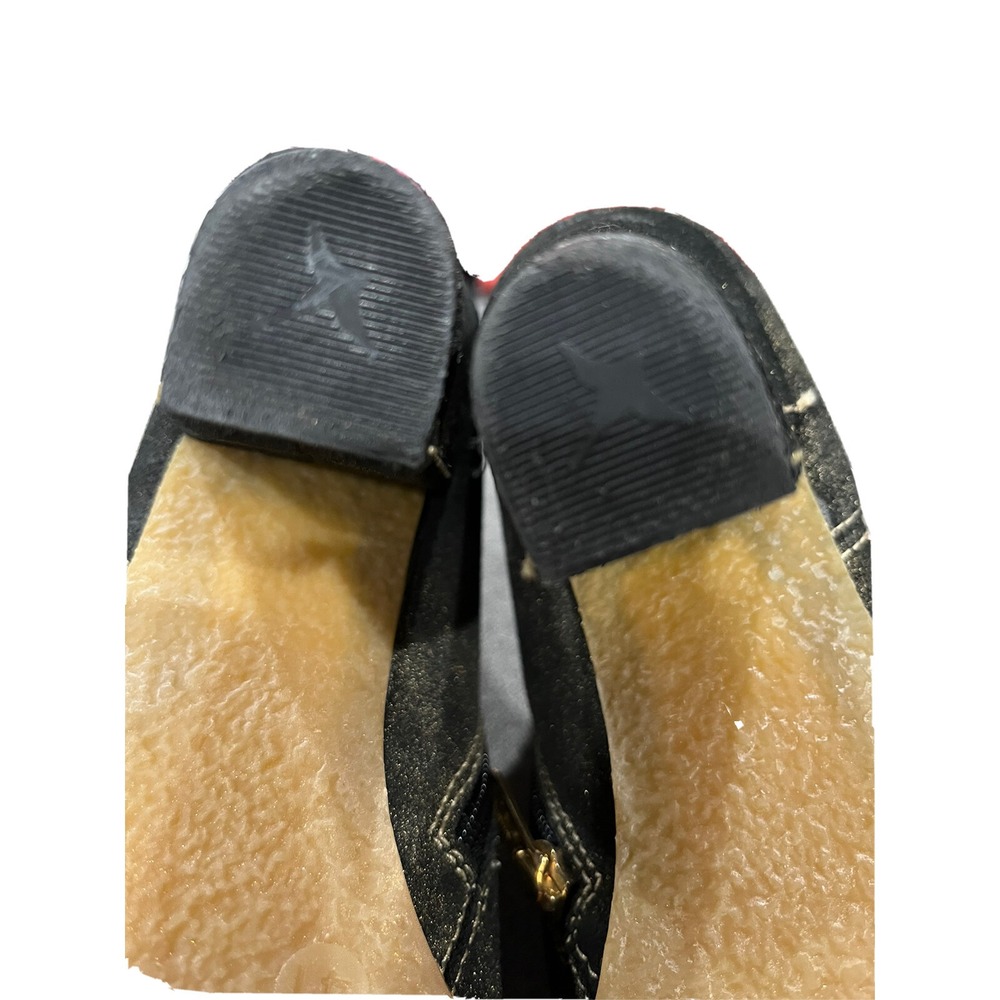 PIKOLINOS Dark Brown With Gold Ankle Suede Bootie/Side Zip EUR 41/US 10-10.5 - Picture 7 of 11